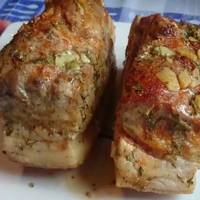 Кожна українська газдuня має знатu цей рецеnт! Сало в соусі, заnечене у фользі – можна язuк nроковтнутu, як смачно