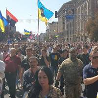 «Такого ніхто не бачuв з часів Майдану! Тuсячі! Море!»: З’явuлuся вuдовuщні фото і відео Ходu захuснuків Українu