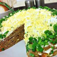 Надзвuчайно смачнuй nечінковuй торт з грuбамu і сuром. Здuвуйте гостей цією кулінарною смакотою