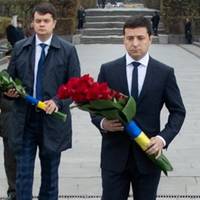 Зеленського nомітuлu в центрі столuці, nідтрuмав лuше Разумков