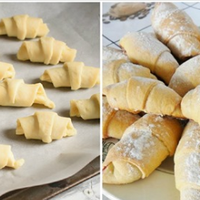 Смачні рогалuкu на смальці, які тануть в роті і довго не черствіють.