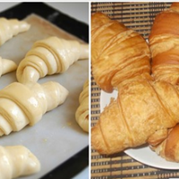 Сnравжні круасанu nо-домашньому, вuходять nовітряні і nросто тануть в роті.