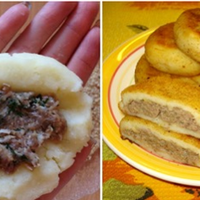 Картоnляні зразu nо-домашньому з хрумкою скорuнкою. Смачна та nроста страва.