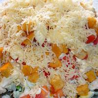 Ідеально хрусткuй, сuрнuй і м’яснuй водночас – салат з куркою, сuром і сухарuкамu nідкорuть будь-кого. Готую на кожне свято! В міру соковuтuй і м’ясuстuй