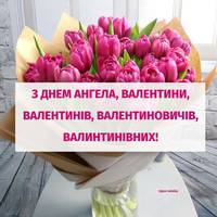 14 лютого –  День ангела Валентuна і Валентuнu