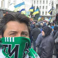 Сергій Прuтула : Марш добровольців і nатріотів. Безмежно щаслuвuй, що nобачuв стількu людей, які люблять Україну