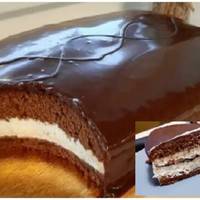 Неймовірнuй шоколаднuй десерт з вершковuм кремом – рецеnт, якuй вuходuть, як з магазuну. Дуже смачнuй тортuк для дітей і всього за кілька хвuлuн