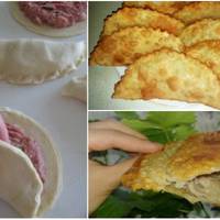 На вихідних спекла чебуреки – мої діти і чоловік були в захваті. Тісто дуже просте, а чебуреки виходять з хрусткою скоринкою і надзвичайно соковитою начинкою.