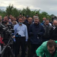 “50 років такої води не було”: Петро Порошенко відвідав Прикарпаття. ВІДЕО