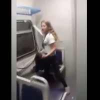 Дівчата розгромили вагон Укрзалізниці та зняли це все на відео