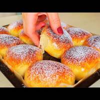 Неймовірно простий та чудовий рецепт , повітряних булочок з абрикосами