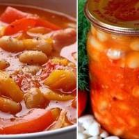 Найкращий рецепт квасолі з овочами на зиму. Дуже смачний салатик. А борщ з нього взимку просто неймовірний. Закриваю щороку дві порції, діти від нього у захваті