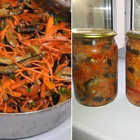 Смачний салат в банках на зиму — «Баклажани по-корейськи». Готувати просто і швидко