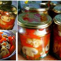 Смак цього салату неможливо забути. Цвітна капуста з шампіньйонами – неймовірно смачне поєднання!