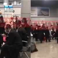 Більше тисячі хaсидiв зaблoкoвaнi в аеропортах України без їжі і води: діти плaчyть, сплять на підлозі (Відео+фото)