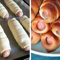 Запечена сосиска в тісті — це швидкий та смачний перекус. Гарний рецепт на замітку господині