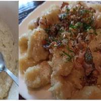 Терті галушки нашвидкоруч. Так готувала ці галушки ще моя мама. Коли я їх зробила, чоловік був в захваті, та і я теж була рада, що згадала цей рецепт – ну дуже смачно