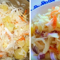 Квашена капуста по новому! Виходить на смак в рази смачніша від звичайної.