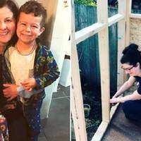 Після розлучення чоловік вигнав з двома дітьми з дому. Мати своїми руками збудувала будиночок!