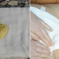 Імбирний компрес від кашлю. Має протикашльовий та відхаркувальний ефект