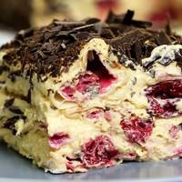 Торт без випічки “Вишнева насолода”. 15 хвилин і готово! Неймовірно смачний торт без печива