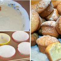 Пухкі та ніжні кекси на сметані. Покроковий рецепт домашнього приготування.