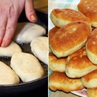 Всього з пакета кефіру Ви приготуєте цілу гору пишних пиріжків!