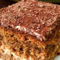 Рецепт смачного кавового торта на швидку руку! Схожий чимось на «Тірамісу»!