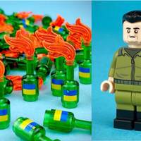 Міні-Зеленський та крихітні коктейлі Молотова: рітейлер LEGO продавав ексклюзивні фігурки