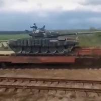 Білоруський ешелон з танками рухається до кордону з Україною