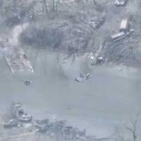 З’явилося відео грандіозного розгрому військ Росії на переправі біля Білогорівки