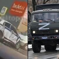 Карма в дії: окупанти та зрадники влаштували аварію у Мелітополі (фото, відео)