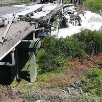 Пальне не доїхало до окупантів: у Білгородській області Z-бензовоз злетів з мосту та спалахнув