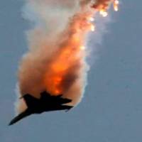 У Білгородській області розбився російський штурмовик Су-25, піднявся стовп диму