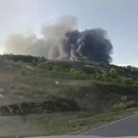 У Бєлгородській області після атаки дрона горять резервуари з паливом