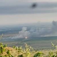 У Криму згорів склад з боєприпасами