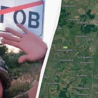 Український боєць зняв відео біля знаку “Льгов” за 15 км від АЕС