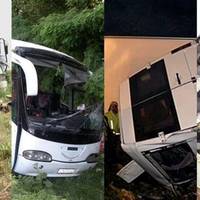 Понад 60 жертв! Стра шна ава рія з автобусом з туристами… На місці вже 8 карет швидкої допо моги та по жежна бригада