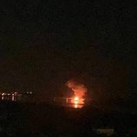 На понтонному мосту через Сейм у Курській області спалахнула пожежа