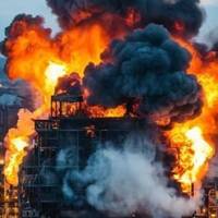 На росії паніка. Бeнзину не буде! Моcковський нафтoпеpеробний зaвод зупинив pоботу