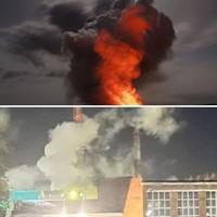 У Тульській області БПЛА атакували ТЕЦ і завод, почалася пожежа