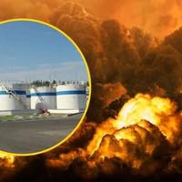 БПЛА АТАКУВАВ НАФТОБАЗУ В БЄЛГОРОДСЬКІЙ ОБЛАСТІ: СПАЛАХНУВ РЕЗЕРВУАР