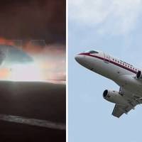 Російський літак Sukhoi Superjet 100 загорівся з туристами на борту під час посадки в Туреччині