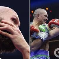 З’явилося відео того, що Ф’юрі написав на прапорі України після поразки від Усика