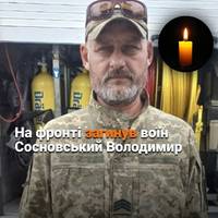 На фронті загинув Сосновський Володимир Юрійович, який народився 26 червня 1982 року.