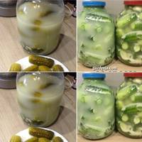 Огірки брожені з борошном –