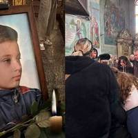 Кpивий Рiг пpoщається з 9-pічним Геpманом, який загuнув на дuтячому мaйданчику. Фото