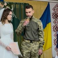 Війна коханню не завада: на Волині одружився військовий
