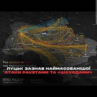 Це була наймасштабніша атака на Луцьк від початку повномасштабної війни — одночасно застосовано ракети та велику кількість БпЛА, — міський голова Ігор Поліщук