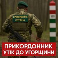 🤯 Прикордонник утік з поста на кордоні з Угорщиною на Закарпатті, а зброю залишив у лісі, – журналіст Глагола.